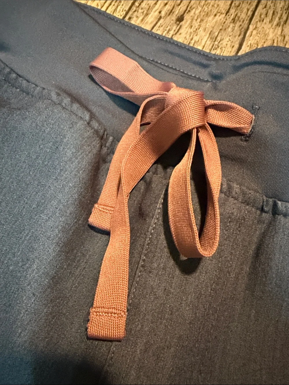 Figs Yola High Waisted Heathered Denim Pants